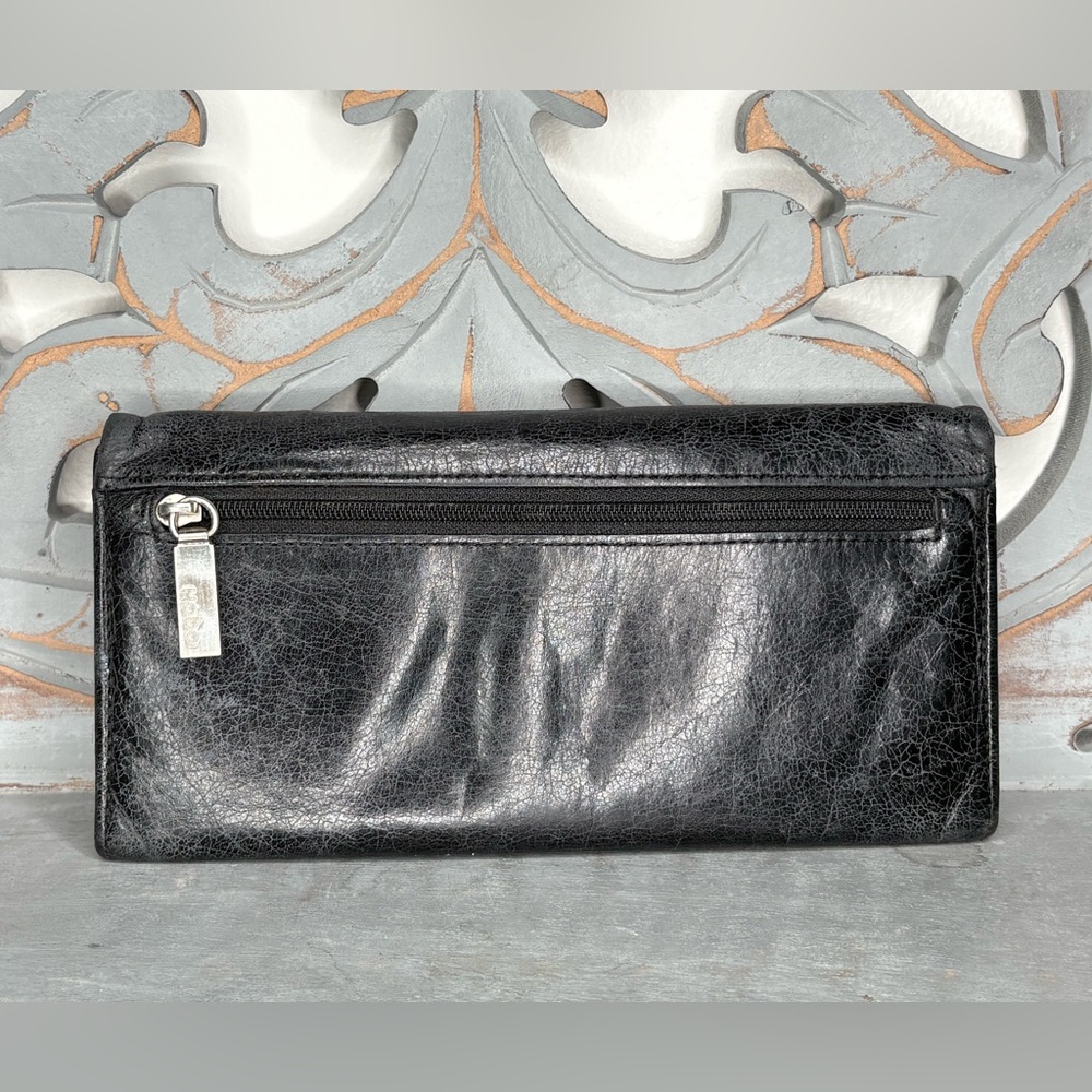 HOBO Black Leather Clutch - Picture 2 of 13